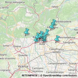 Mappa , 36061 Bassano del Grappa VI, Italia (7.31545)