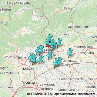 Mappa , 36061 Bassano del Grappa VI, Italia (9.90133)