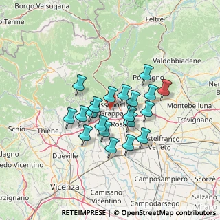 Mappa , 36061 Bassano del Grappa VI, Italia (10.4835)