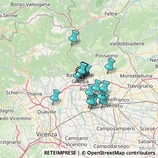 Mappa , 36061 Bassano del Grappa VI, Italia (8.76063)
