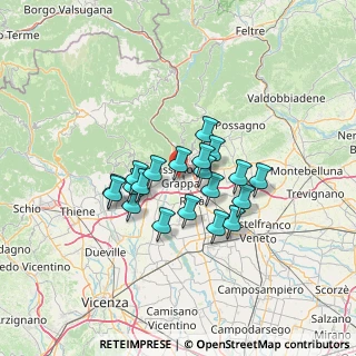 Mappa , 36061 Bassano del Grappa VI, Italia (10.0235)