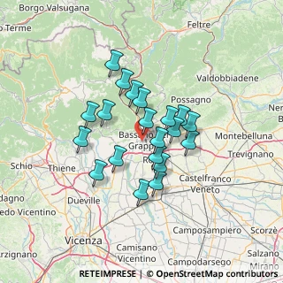 Mappa , 36061 Bassano del Grappa VI, Italia (10.3465)