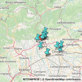 Mappa , 36061 Bassano del Grappa VI, Italia (8.25417)