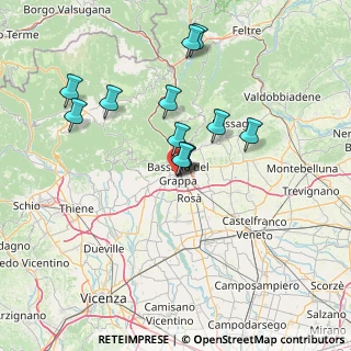 Mappa , 36061 Bassano del Grappa VI, Italia (12.47167)