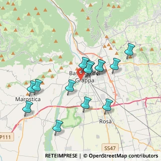 Mappa , 36061 Bassano del Grappa VI, Italia (3.50929)