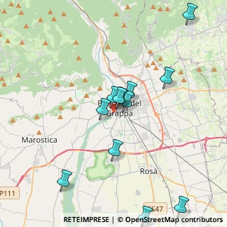 Mappa , 36061 Bassano del Grappa VI, Italia (3.82417)
