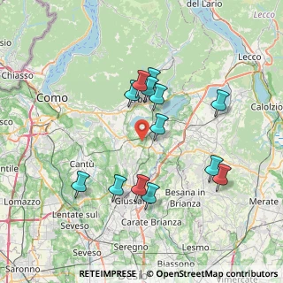 Mappa Via degli Artigiani, 22040 Lurago D'erba CO, Italia (6.86231)