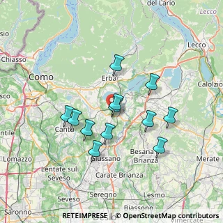 Mappa Via degli Artigiani, 22040 Lurago D'erba CO, Italia (6.05333)