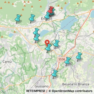 Mappa Via degli Artigiani, 22040 Lurago D'erba CO, Italia (4.53071)