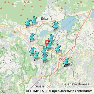 Mappa Via degli Artigiani, 22040 Lurago D'erba CO, Italia (3.27214)