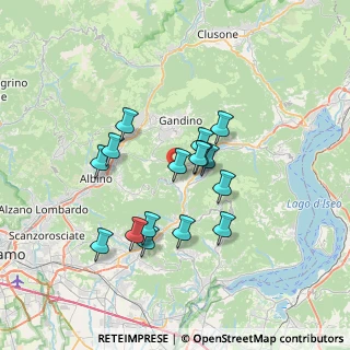 Mappa Via del Polizzo, 24060 Casazza BG, Italia (5.75563)