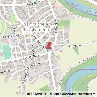 Mappa Via Comugne,  3, 30028 San Michele al Tagliamento, Venezia (Veneto)