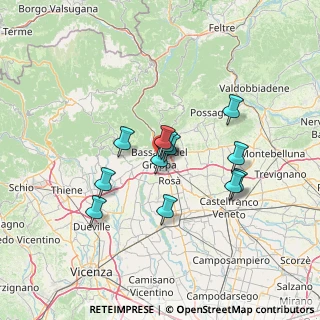 Mappa Via B. Giovanna, 36061 Bassano del Grappa VI, Italia (10.92333)