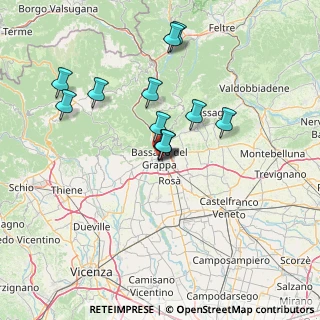 Mappa Via B. Giovanna, 36061 Bassano del Grappa VI, Italia (12.4875)