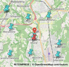 Mappa Via Benedetto Milani, 21043 Castiglione Olona VA, Italia (2.81)