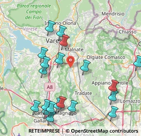 Mappa Via Benedetto Milani, 21043 Castiglione Olona VA, Italia (9.5395)