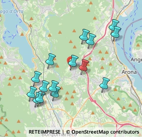 Mappa Via Barro, 28045 Invorio NO, Italia (3.93333)