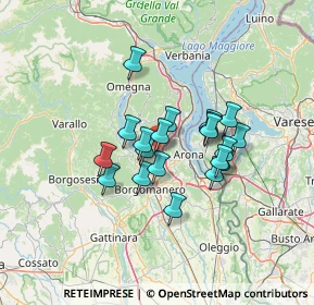 Mappa Via Barro, 28045 Invorio NO, Italia (9.8655)