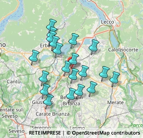 Mappa Via M. Buonarroti, 23845 Costa Masnaga LC, Italia (6.2805)
