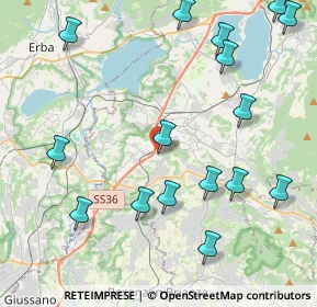 Mappa Via M. Buonarroti, 23845 Costa Masnaga LC, Italia (5.0525)