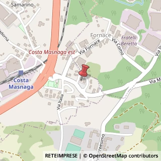 Mappa Via M. Buonarroti, 7B, 23845 Costa Masnaga, Lecco (Lombardia)