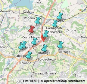 Mappa Via M. Buonarroti, 23845 Costa Masnaga LC, Italia (1.53455)