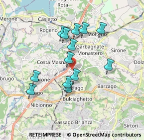 Mappa Via M. Buonarroti, 23845 Costa Masnaga LC, Italia (1.56)