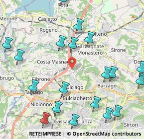 Mappa Via M. Buonarroti, 23845 Costa Masnaga LC, Italia (2.686)