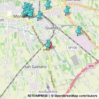 Mappa Via Magnolie, 31044 Montebelluna TV, Italia (1.55385)