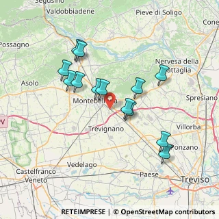 Mappa Via Argine, 31044 Montebelluna TV, Italia (6.59846)