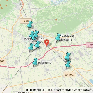 Mappa Via Argine, 31044 Montebelluna TV, Italia (3.57818)