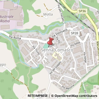 Mappa Via della libertà, 6, 22070 Senna Comasco, Como (Lombardia)