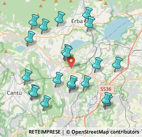 Mappa Via Monticello, 22040 Anzano del Parco CO, Italia (4.216)