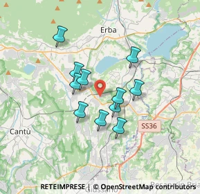Mappa Via Monticello, 22040 Anzano del Parco CO, Italia (2.63727)