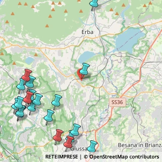 Mappa Via Monticello, 22040 Anzano del Parco CO, Italia (6.4245)