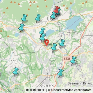 Mappa Via Monticello, 22040 Anzano del Parco CO, Italia (4.754)