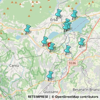 Mappa Via Monticello, 22040 Anzano del Parco CO, Italia (4.01545)