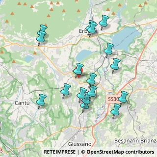 Mappa Via Monticello, 22040 Anzano del Parco CO, Italia (3.99882)