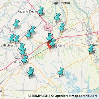 Mappa Via Del lavoro, 30026 Portogruaro VE, Italia (9.6915)