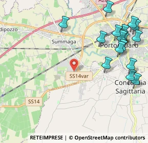 Mappa Via Del lavoro, 30026 Portogruaro VE, Italia (2.76389)