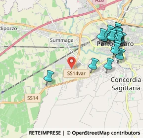 Mappa Via Del lavoro, 30026 Portogruaro VE, Italia (2.3585)