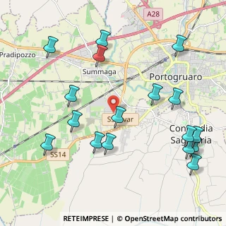 Mappa Via Del lavoro, 30026 Portogruaro VE, Italia (2.43765)