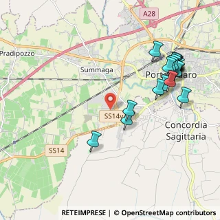 Mappa Via Del lavoro, 30026 Portogruaro VE, Italia (2.355)