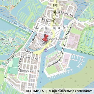 Mappa Via Porto del Friuli, 6, 33050 Marano Lagunare, Udine (Friuli-Venezia Giulia)