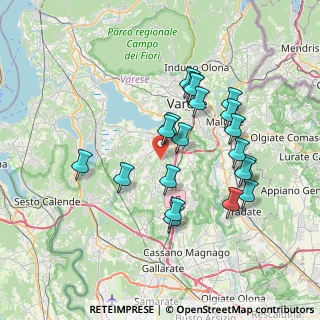Mappa Via G. Garibaldi, 21040 Sumirago VA, Italia (6.7315)