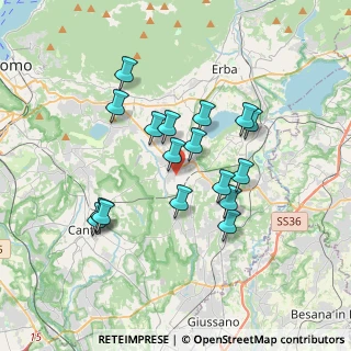 Mappa Via Anzani, 22040 Alzate Brianza CO, Italia (3.10235)