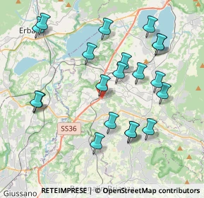 Mappa Via Italia, 23845 Costa Masnaga LC, Italia (4.084)