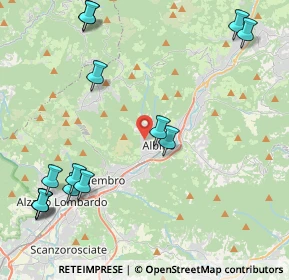 Mappa Via Trento, 24021 Albino BG, Italia (5.41143)