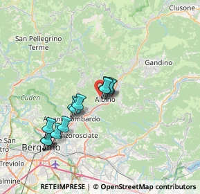 Mappa Via L. Einaudi, 24021 Albino BG, Italia (6.50462)