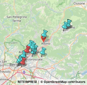 Mappa Via Trento, 24021 Albino BG, Italia (8.05667)